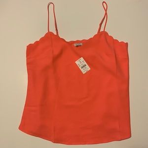 J. Crew fully lined coral camisole-NWT- Size 4
